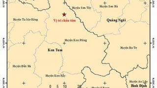 Kon Tum động đất 3,2 độ richter ngay trước bão Noru