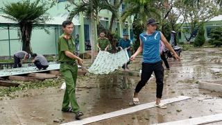 Bám địa bàn, giúp người dân sớm ổn định cuộc sống sau bão số 4