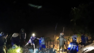 Hậu bão số 4: Nghệ An mưa như trút, núi lở, đê Quỳnh Tam trước nguy cơ vỡ