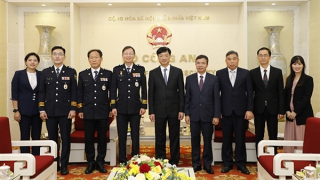 Đẩy mạnh hợp tác với Cơ quan Cảnh sát Quốc gia Hàn Quốc