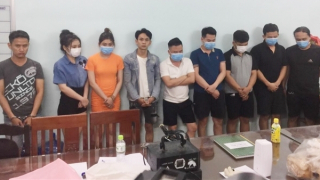 Tổ chức sử dụng ma túy trong căn nhà không số