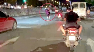 Xử lý nhiều thanh niên choai điểu khiển xe mô tô lạng lách