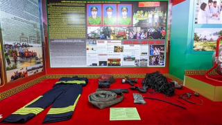 Ngắm nhìn kỷ vật của 3 liệt sỹ cảnh sát PCCC hy sinh khi làm nhiệm vụ