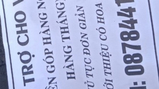 Bị triệu tập xử lý vì phát tờ rơi cho vay lãi nặng