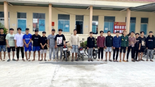 Ngăn chặn 2 nhóm thanh niên sử dụng hung khí hỗn chiến