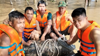 Phát hiện quả bom nặng trên 350kg ở Trà Vinh