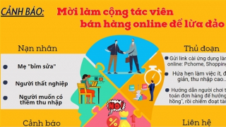 Làm cộng tác viên bán hàng online, bị lừa hơn 3,2 tỷ đồng