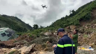 Dùng flycam tìm kiếm nhân viên thủy điện Kà Tinh 1 mất tích