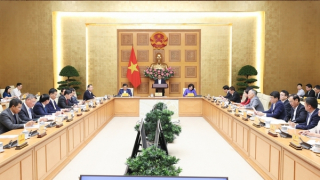 Thủ tướng Phạm Minh Chính gặp mặt lãnh đạo các ngân hàng thương mại