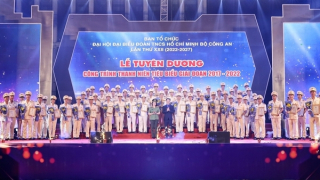 Tuyên dương 77 công trình thanh niên tiêu biểu của tuổi trẻ CAND