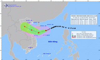Bão số 6 gặp không khí lạnh, nhiều khả năng giảm cường độ