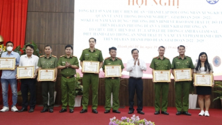 Đội công nhân xung kích góp phần ổn định ANTT trong doanh nghiệp