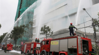 Thực tập phương án chữa cháy tại trung tâm thương mại