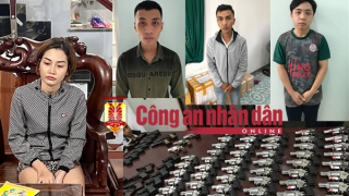 Bắt “bà trùm” và đàn em mua bán hơn 200 khẩu súng quân dụng