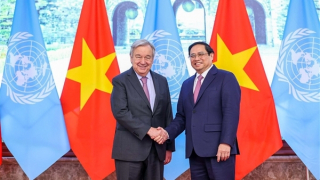 Tổng thư ký Liên hợp quốc hội kiến Thủ tướng và Chủ tịch Quốc hội