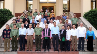 Các già làng, trưởng bản, người có uy tín góp phần củng cố khối đoàn kết dân tộc, đảm bảo ANTT trên địa bàn