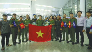 Nữ chiến sĩ công an đầu tiên tham gia lực lượng gìn giữ hòa bình