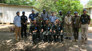 Phái bộ UNMISS tổ chức lễ chào đón nhóm cán bộ Công an Việt Nam