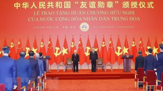 Trung Quốc trao tặng Tổng Bí thư Nguyễn Phú Trọng Huân chương Hữu nghị
