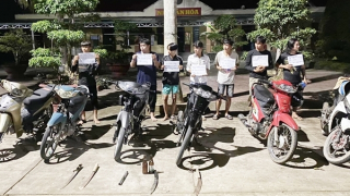 Kịp thời ngăn chặn 2 nhóm thanh, thiếu niên dùng hung khí "hỗn chiến"