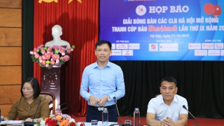 Hơn 300 tay vợt chuẩn bị khởi tranh giải Cúp báo Hà Nội mới