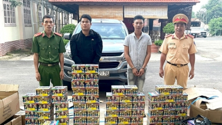 Bình Phước bắt 2 vụ vận chuyển trái phép pháo nổ