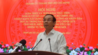 Xây dựng lực lượng Công an TP Hồ Chí Minh chính quy, tinh nhuệ, hiện đại