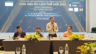 Đêm chung kết cuộc thi Hoa hậu Du lịch Thế giới diễn ra tại TP Vĩnh Yên