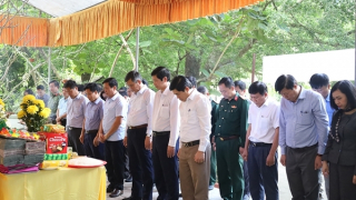 Chuẩn bị chu đáo lễ tưởng niệm các liệt sỹ ở Hang Tám cô và đường 20 Quyết Thắng