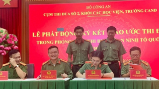 Các học viện, trường CAND ký kết giao ước thi đua “Vì An ninh Tổ quốc”