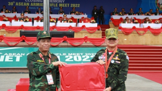 Việt Nam đứng đầu giải bắn súng quân dụng Lục quân các nước ASEAN lần thứ 30