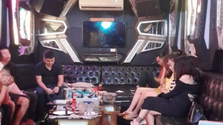 9 đối tượng dương tính với ma túy trong quán karaoke
