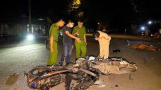 Hai xe mô tô đối đầu, một người tử vong