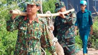 Trà Vinh xử lý quả bom 112 kg tại huyện Duyên Hải