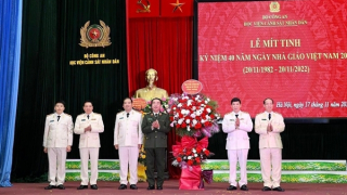 Xây dựng Học viện CSND xứng đáng là “địa chỉ đỏ” trong đào tạo nguồn nhân lực chất lượng cao