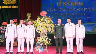 Gắn nhiệm vụ đào tạo với thực tiễn chiến đấu của lực lượng Cảnh sát PCCC