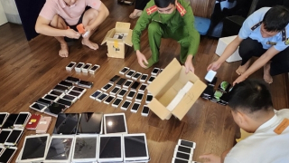 Ém hàng trăm iPhone nhập lậu trong căn hộ chung cư cao cấp