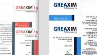 Thu hồi 6 lô thuốc bột pha tiêm Greaxim trị các bệnh nhiễm khuẩn nặng