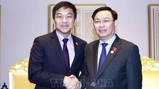 Chủ tịch Quốc hội Vương Đình Huệ gặp lãnh đạo quốc hội, nghị viện các nước