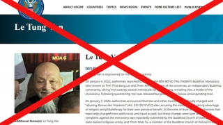 Mang danh tự do tôn giáo, USCIRF lại hành động lạc lối