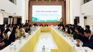 Hoàn thiện chính sách, pháp luật về công tác xã hội trong lĩnh vực tư pháp