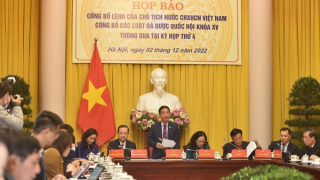 Công bố Lệnh của Chủ tịch nước về 6 luật vừa được Quốc hội thông qua