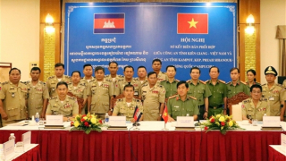 Công an tỉnh Kiên Giang phối hợp bảo vệ an ninh, trật tự biên giới