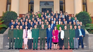 Bộ Công an gặp mặt học viên Lớp bồi dưỡng kiến thức Quốc phòng, An ninh