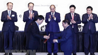 Chủ tịch nước dự Diễn đàn doanh nghiệp Việt Nam-Hàn Quốc