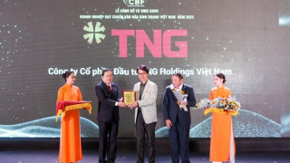 TNG Holdings Vietnam đạt chuẩn văn hóa kinh doanh Việt Nam