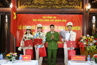 Học viện CSND vinh danh 3 nhà giáo được bổ nhiệm chức danh PGS năm 2022