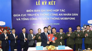 Cục Truyền thông CAND và MobiFone ký hợp tác trong lĩnh vực chuyển đổi số