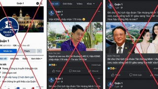 Cảnh báo trang giả mạo, sử dụng tên và logo của quận 1