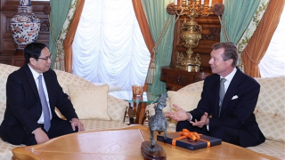 Thủ tướng Chính phủ Phạm Minh Chính hội kiến Đại Công tước Luxembourg